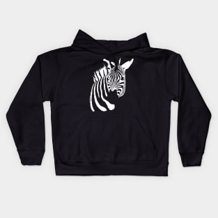 Zebra Negative Space T-Shirt Kids Hoodie